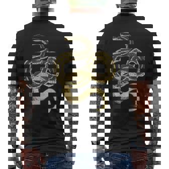 Garter Snake Thamnophis Sirtalis Men's Back Print T-Shirt - Monsterry