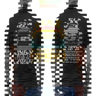 Gen X Raised On Hose Water And Neglect Humor X Generation Men's T-shirt Back Print | Mazezy