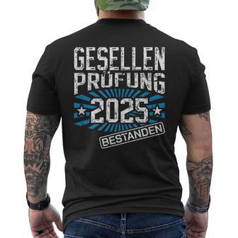 Gesellenprüfung Bestanden 2025 Geselle T-Shirt mit Rückendruck - Geschenkecke