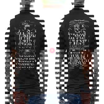 Gilmore Name Its A Gilmore Thing You Wouldn't Understand Men's Back Print T-Shirt - Thegiftio