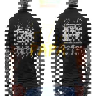Gimnasio Papa Entrenamiento Levantamiento De Pesas Fitness Entrenamiento Papá Padre Camiseta Hombre Estampado Espalda - Regaloses