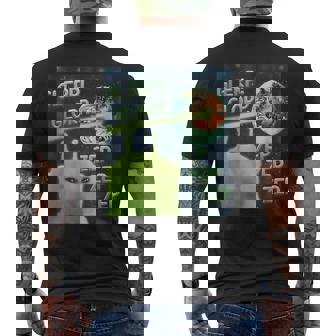 Glerp Glorp Alien Cat Meme Brainrot Costume Men's T-shirt Back Print | Seseable UK