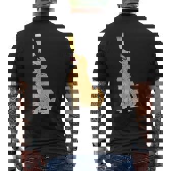 Golden Retriever Beer Lovers Shirt Craft Beer Tee T-Shirt Men's Back Print T-Shirt - Monsterry