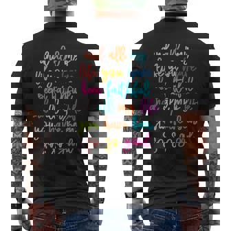 Goodness Of God All My Life You Have Been Faithful Bright Men's T-shirt Back Print - Monsterry