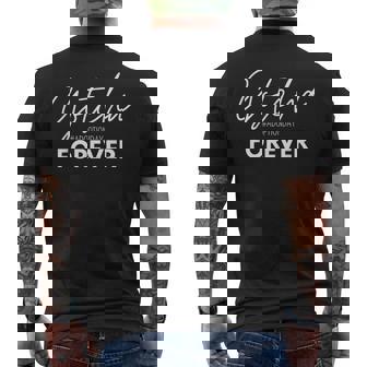Gotcha Forever Family Adoption Day Foster Care Gotcha Day Men's Back Print T-Shirt - Monsterry