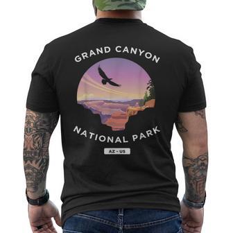 Grand Canyon Arizona Usa National Parks Travel Hiking T-Shirt mit Rückendruck - Geschenkecke