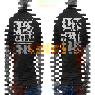 Grandpa Against Left Heimatliebe Germany S T-Shirt mit Rückendruck - Geschenkecke