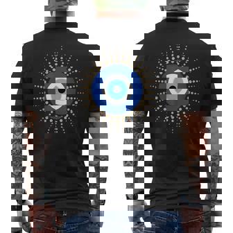 Grec Mauvais Oeil Grèce Mauvais Œil Turc Protection Soleil T-shirt imprimé au dos - Cadeauxyz