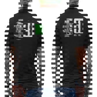Green Beer 30 St Patrick's Day Drinking Party Men's T-shirt Back Print | Mazezy