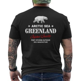 Greenland Polar Bear T-Shirt mit Rückendruck - Geschenkecke