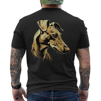 Greyhound Dog Love Greyhound Greyhound T-Shirt mit Rückendruck - Geschenkecke