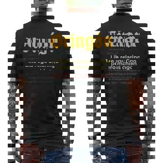 Gringon Like A Regular Vintage Gringón Definition Men's T-shirt Back Print - Monsterry