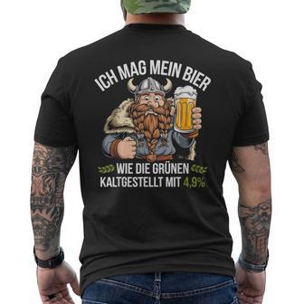 Grünen Politics Bier T-Shirt mit Rückendruck - Geschenkecke