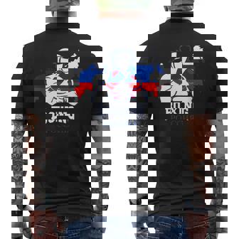 Guantes De Boxeo De La Urss Del Equipo De Rusia De La Bandera Nacional De Combate Ruso Camiseta Hombre Estampado Espalda - Regaloses