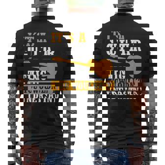Guitar Thing Guitare Basse Humoristique T-shirt imprimé au dos - Cadeauxyz