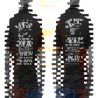 Guitar Will Play For Free Men's T-shirt Back Print | Seseable UK