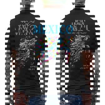 Gulf Of Mexico Turtle Men's T-shirt Back Print - Seseable