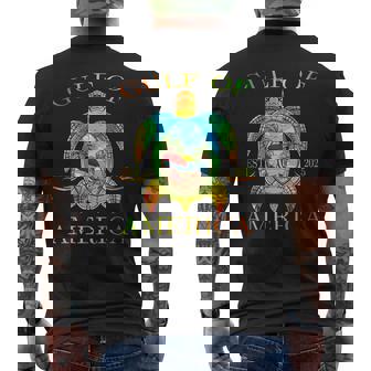 Gulf Of Us America Est 2025 Turtle Men's T-shirt Back Print - Thegiftio