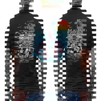 Gulf Of Us America Est 2025 Retro Vintage Beach Men's T-shirt Back Print | Mazezy