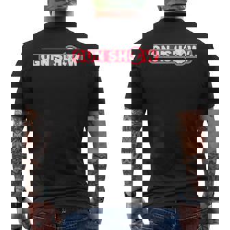 The Gun Show Skeleton Bodybuilding Lifting Exercise Bro Work Men's Back Print T-Shirt - Monsterry