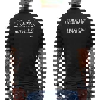 The Gym Is For Butt Stuff Raunchy Adult Dirty Naughty Men's T-shirt Back Print - Seseable