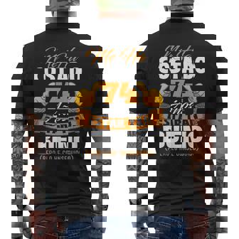 Me Ha Costado 74 Años Estar Tan Bueno Cumpleaños Camiseta Hombre Estampado Espalda - Regaloses
