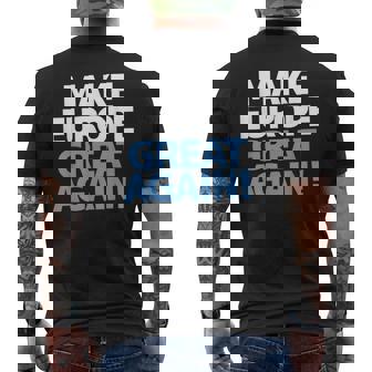 Hacer Que Europa Grande De Nuevo Camiseta Hombre Estampado Espalda - Regaloses