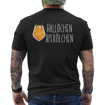 Hallöchen Aperölchen Holy Aperollin Spritz Aperoly Aperoli T-Shirt mit Rückendruck - Geschenkecke