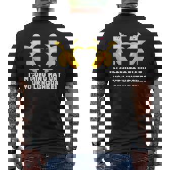 Halloween I'm Coming To Haunt Your Lunchboxes Banana Tank Top Men's Back Print T-Shirt - Monsterry