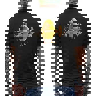 Haltérophilie Poussin Gym Musculation Entraînement Fitness T-shirt imprimé au dos - Cadeauxyz