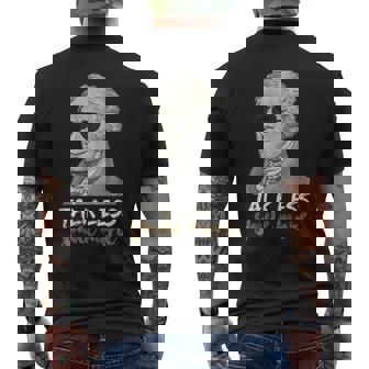 Hamilton T Shirt Talk Less Smile More Creative-01 Men's Back Print T-Shirt - Monsterry