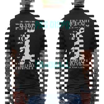 Handball Handballeuse Dicton T-shirt imprimé au dos - Cadeauxyz