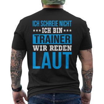 Handball Handball Trainer Saying For Trainer T-Shirt mit Rückendruck - Geschenkecke