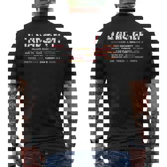Hands Off Our Social Programs Stand Up For Justice Men's T-shirt Back Print | Mazezy