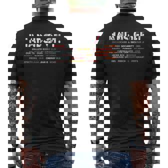 Hands Vintage Off Protest Men's T-shirt Back Print - Thegiftio UK