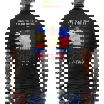 Happy 80Th Birthday Tatay Digong Duterte Prrd Free Duterte Men's T-shirt Back Print - Seseable