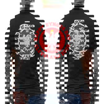 Happy Dyngus Day Cleveland 2025 Polish Eagle Men's T-shirt Back Print - Monsterry
