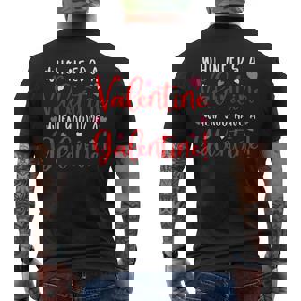 Happy Galentines Day Adult Women's Black Small Modern Straight Fit Round Neck Men's T-shirt Back Print | Seseable UK