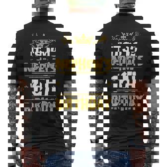 Happy It's My Nephew's 16Th Birthday 2009 16 Years Old Men's T-shirt Back Print | Mazezy