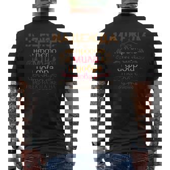 Happy Name Day Nadejda Bulgarian Name Day Premium Men's Back Print T-Shirt - Monsterry