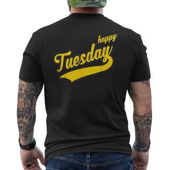 Happy Tuesday Camiseta Hombre Estampado Espalda - Regaloses