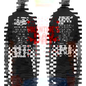 Happy Valentines Day Bruh Heart Love Valentine Men's T-shirt Back Print | Mazezy
