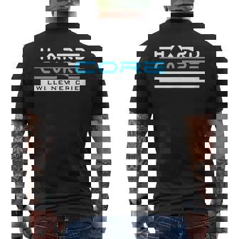 Hardcore Hakke Hardstyle Gabber Hardcore Rave Festival Party T-shirt imprimé au dos - Cadeauxyz