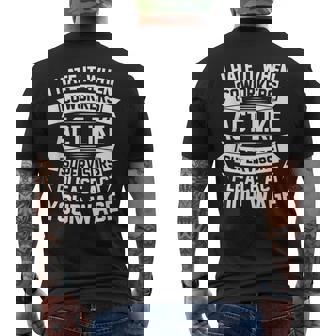 I Hate It When Coworkers Act Like Supervisors Coworker Men's Back Print T-Shirt - Monsterry