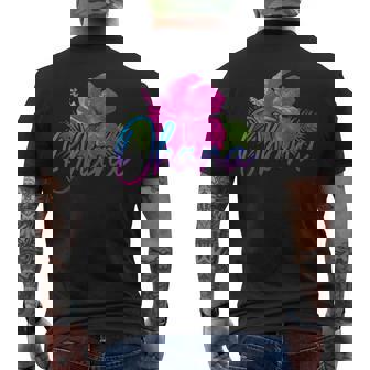 Hawaii Aloha Hibiscus Hawaiian Islands Surfer Souvenir T-Shirt mit Rückendruck - Geschenkecke