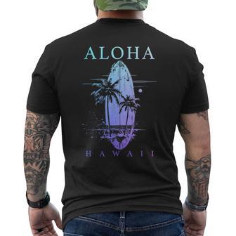 Hawaii Surf Hawaii Aloha Maui Konaintage Surfer T-Shirt mit Rückendruck - Geschenkecke