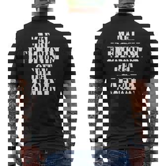 Haz Que El Feminismouelva A Ser Grande Igualdad De La Camiseta Hombre Estampado Espalda - Regaloses