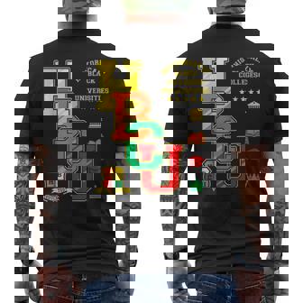 Hbcu Apparel Historically Black Colleges Universities Grad Men's T-shirt Back Print | Mazezy