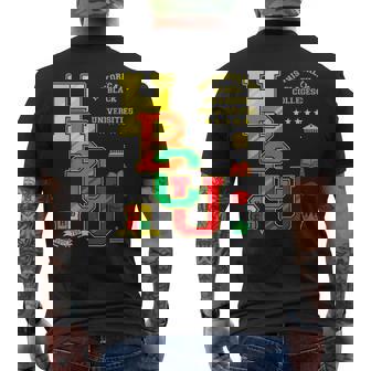 Hbcu Apparel Historically Black Colleges Universities Grad Men's T-shirt Back Print - Seseable
