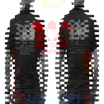 Heart Disease Awareness Wear Red In February Family Matching Men's Back Print T-Shirt - Monsterry